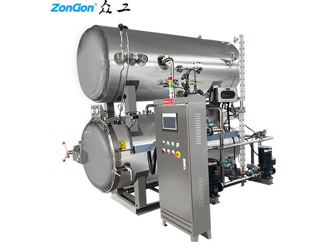Water immersion retort 