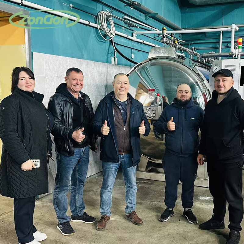 On-site sterilization of beet products by Russian clients